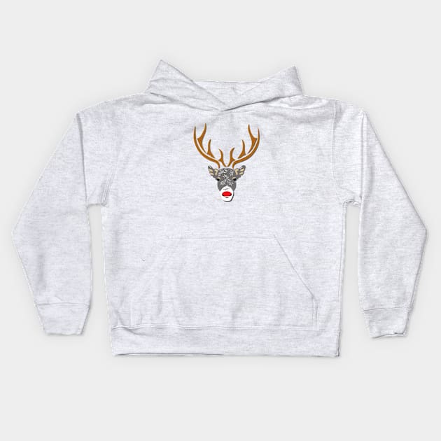 Rudolf Kids Hoodie by Verl